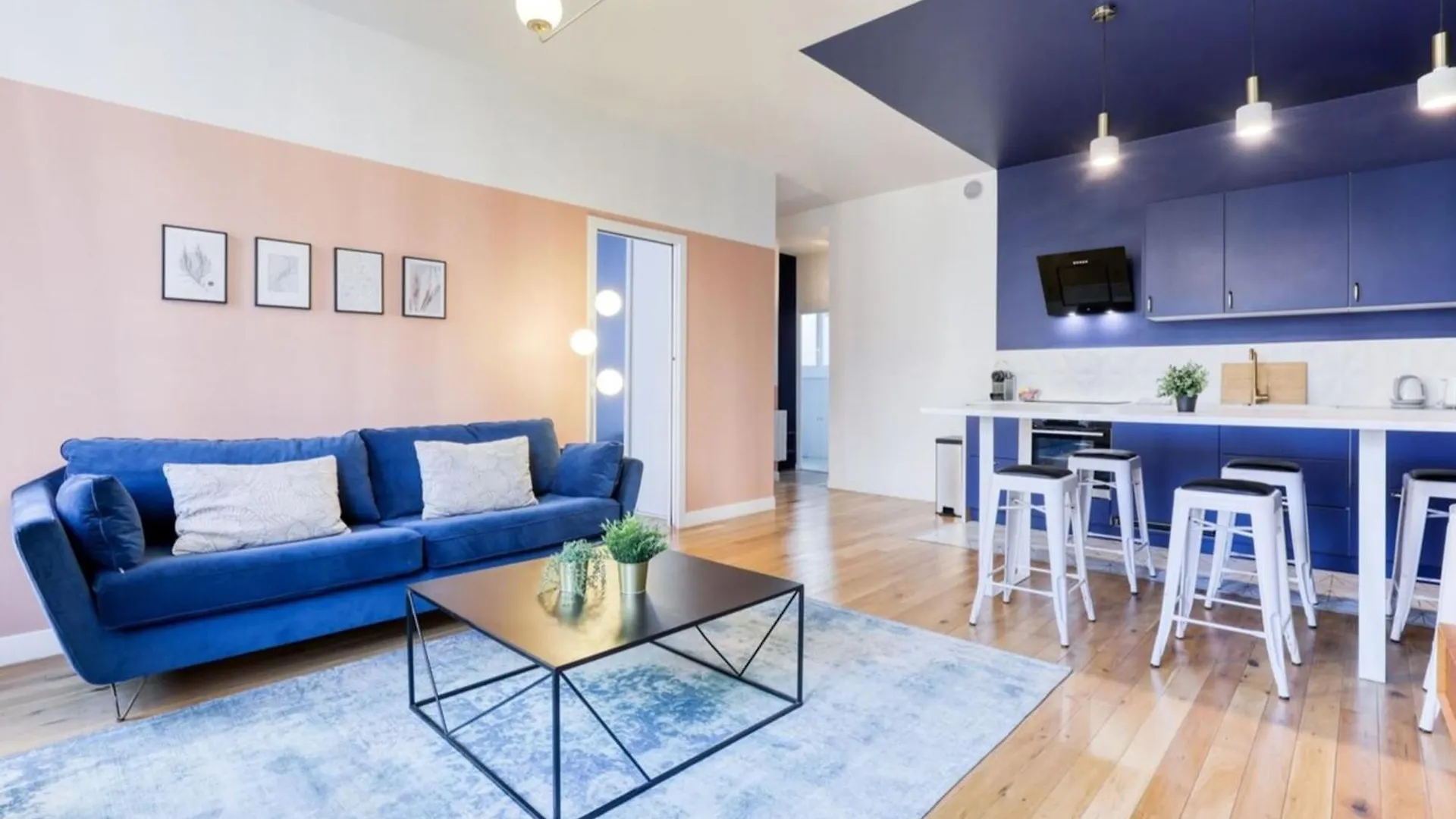 Apartment Blue Design 2Bdr Flat In The Heart Of Bastille Paris