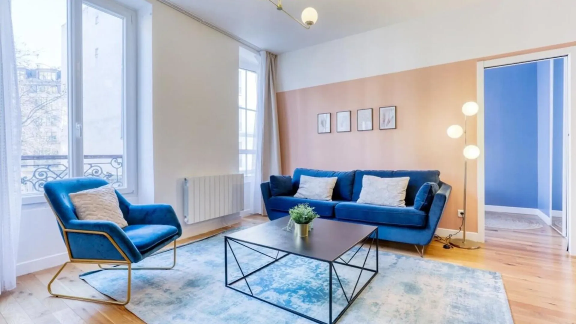 Blue Design 2Bdr Flat In The Heart Of Bastille Paris France