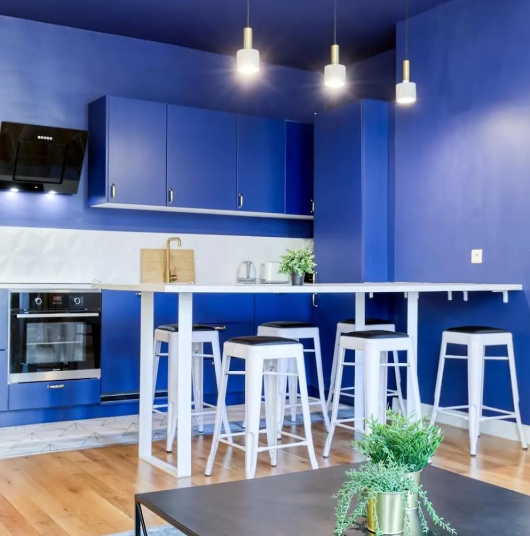 Blue Design 2Bdr Flat In The Heart Of Bastille Paris Apartment