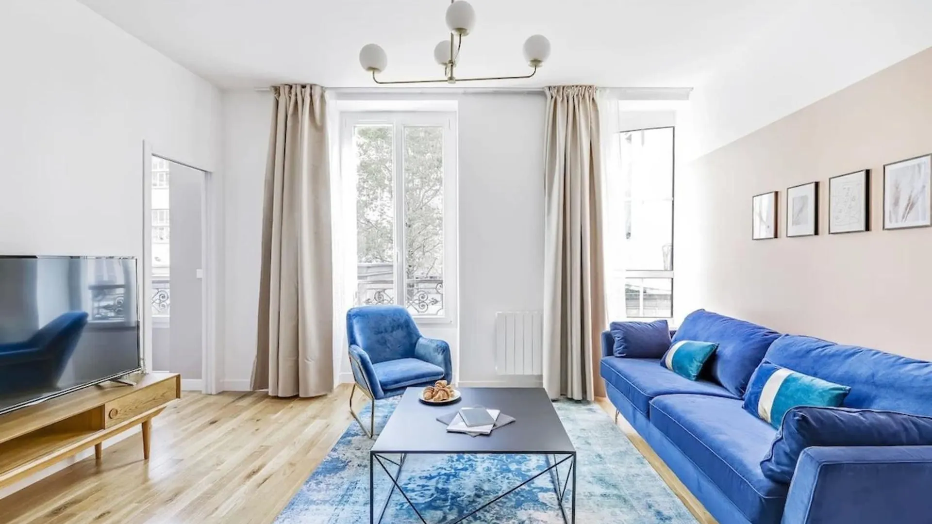Blue Design 2Bdr Flat In The Heart Of Bastille Paris