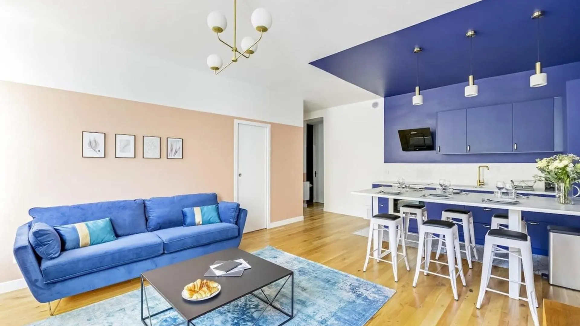 Apartment Blue Design 2Bdr Flat In The Heart Of Bastille Paris
