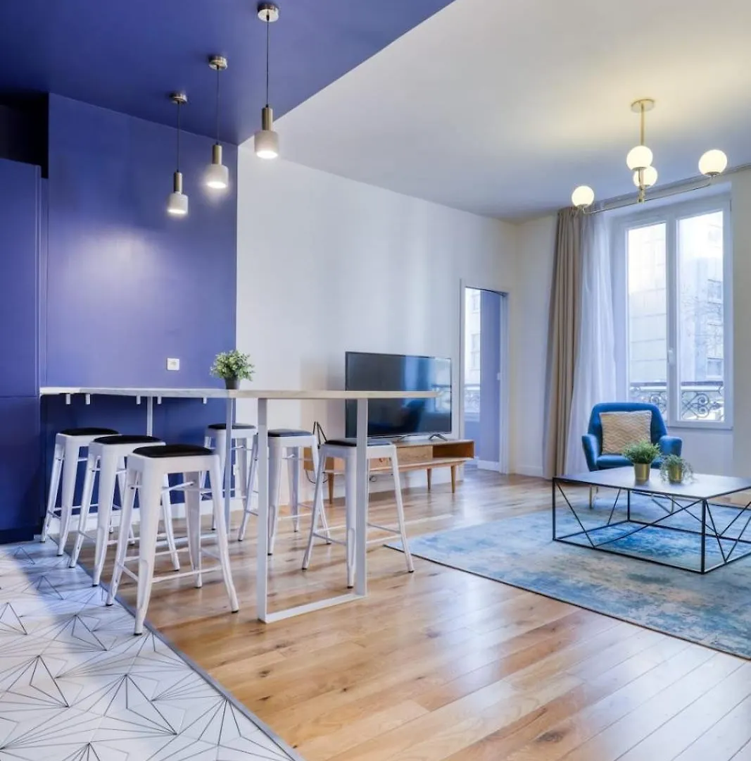 Apartment Blue Design 2Bdr Flat In The Heart Of Bastille Paris