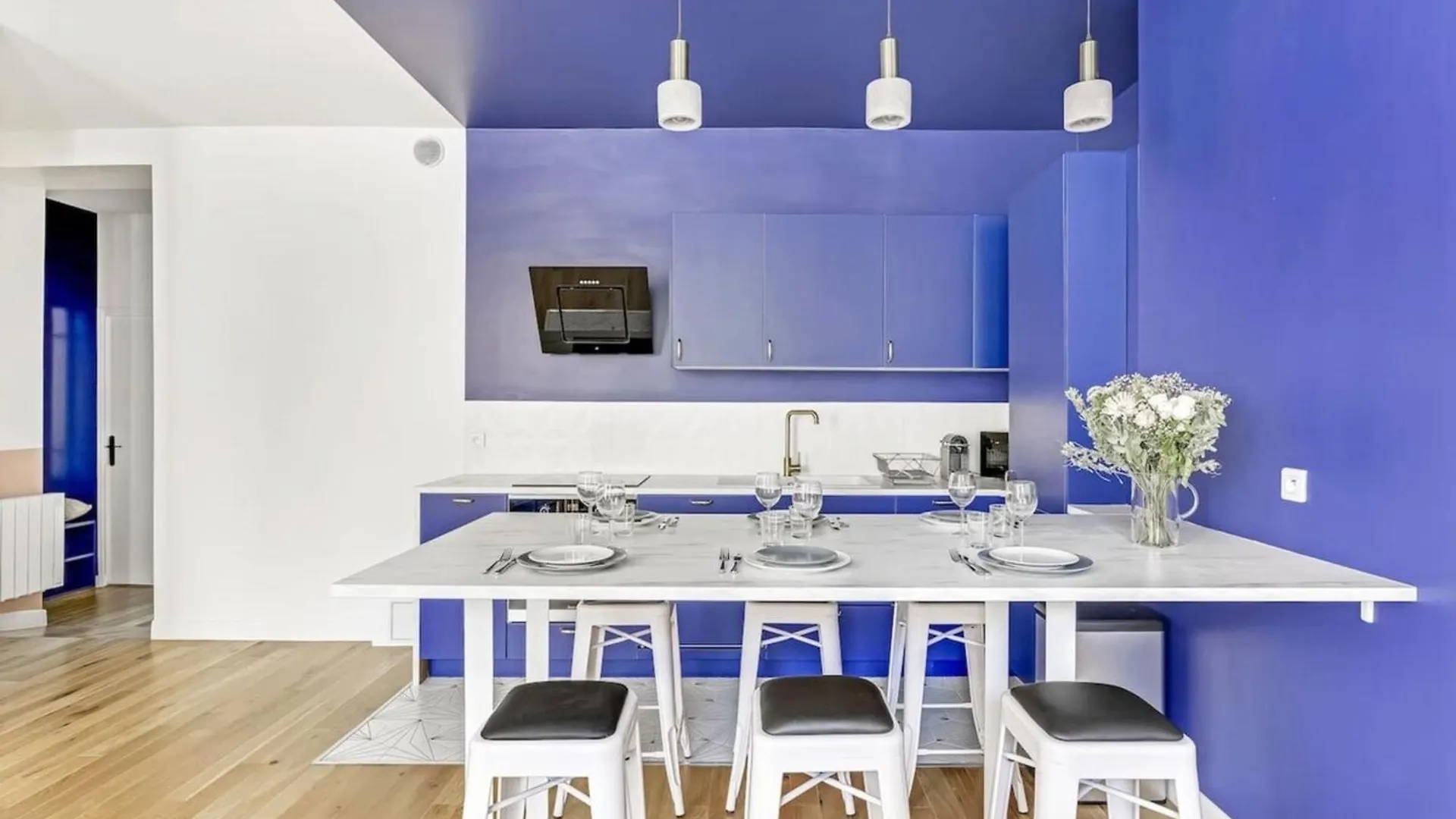 Blue Design 2Bdr Flat In The Heart Of Bastille Paris France