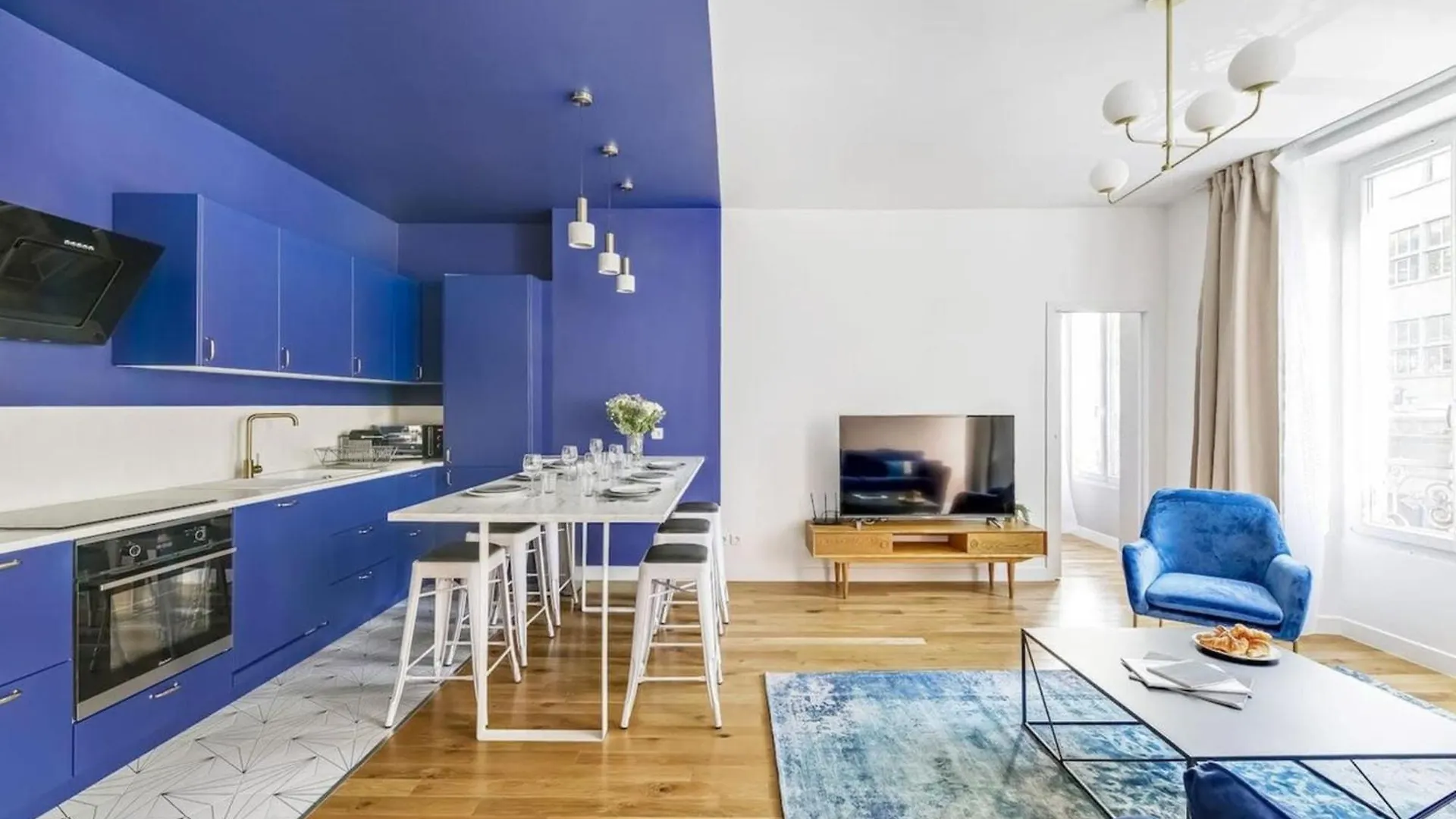 Apartment Blue Design 2Bdr Flat In The Heart Of Bastille Paris